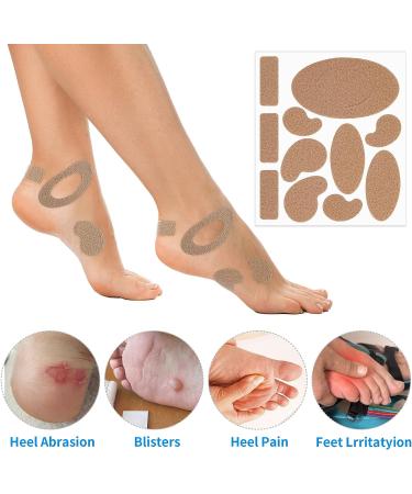 WLLHYF Moleskin Tape Adhesive Pads - Comfortable Blister Prevention for Heel Pain & Blisters - Buy Online on GoSupps.com
