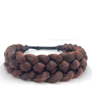 STHEJFB Braided Headband - Wide Chunky Bohemian Style for Women - Dark Brown - Buy Online on GoSupps.com