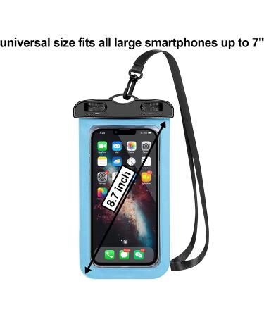6 Pack Universal Waterproof Phone Pouch - Large IPX8 Dry Bag for iPhone and Samsung - Multicolor - Buy Online on GoSupps.com