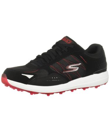 Skechers GO GOLF Men's Max Golf Shoe 10.5 Wide Black/Red Lynx