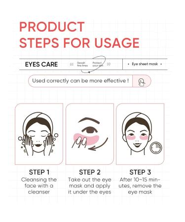 Rose Hyaluronic Acid Eye Masks - Collagen Treatment for Puffiness & Wrinkles | 60pcs Under Eye Patches - Anti-Aging Solution - Buy Online on GoSupps.com