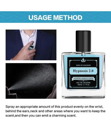 Pheromone Cologne For Men Hypnosis 2.0 Cologne For Men Pheromone Perfume Mens Cologne Feromonas Perfume For Men Cologne Men's Cologne 1.7oz - Buy Online on GoSupps.com
