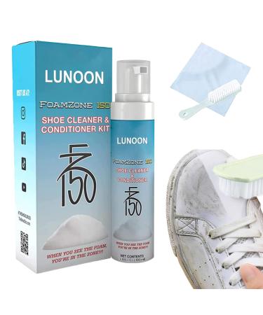 Mashin Fz150 Shoe Cleaner | Foamzone 150 Shoe Cleaner | Foamzone 150 Shoe Cleaner Kit for White Shoes | Remove Stain Dirt and Grime | FoamZone 150 Shoe Cleaner & Conditioner Kit 1pcs