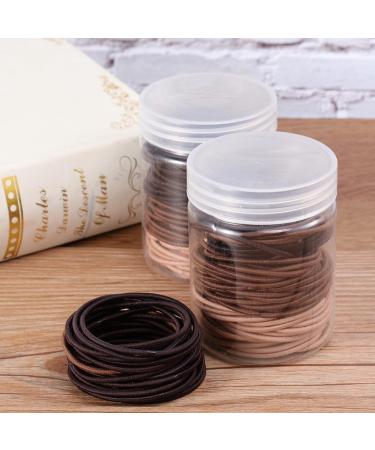 FOMIYES 2 Boxes Ponytail Holder Hair Elastics Hair Ties Bracelets Strong Hair Bands Ponytail Ropes for Girls Stretchy Hair Ties Scrunchies for Women Seamless Hair Bands Women's Blush Small - Buy Online on GoSupps.com