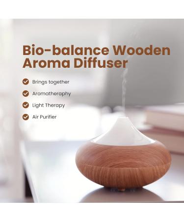 Dr Botanicals Essential Oil Diffuser with Aromatic Sandalwood Luxury Essential Oil | Premium 5 in 1 Ultrasonic Aromatherapy Scented Oil Diffuser Clear Top With Sandalwood Oil - Buy Online on GoSupps.com