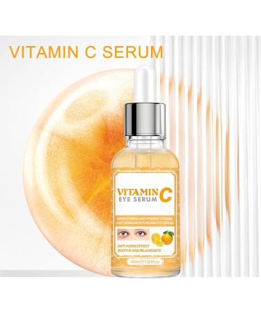 Vitamin C Eye Serum for Anti-Ageing, Wrinkles, Puffy Eyes & Dark Circles - Buy Online on GoSupps.com