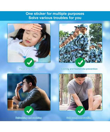 Fiever Cooling Patches for Fever & Headaches | Self-Adhesive Relief for Kids & Adults - Buy Online on GoSupps.com