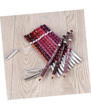  BIUDECO 12 Pieces Lip Pencil Eyebrow Pen Lip Liner Lip Makeup Set Waterproof Eyebrow Pencil Set Pipliner Pencil Set - Buy Online on GoSupps.com