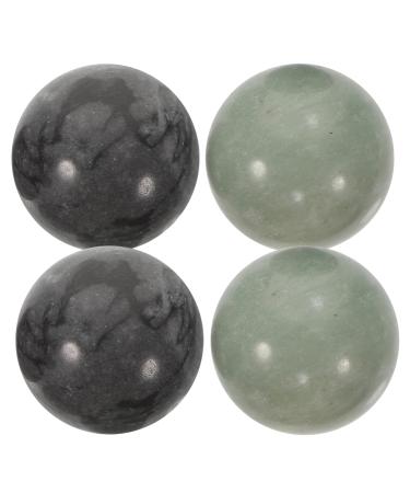 2 sentences ball Chinese baoding balls reusable hand balls marble marble foot massage cladding stress balls for adult massage balls for the hands hand exercise balls sport boccia