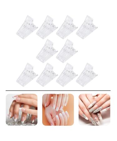 Fomiyes Nail Terminal Clips Set - 10pcs Nail Extension & Gel Fixation Clips for Manicure | Fast Shipping Worldwide - Buy Online on GoSupps.com