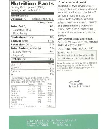 ProtiWise Peach Mango High Protein Diet Drink (7/Box) - Delicious and Nutritious\tboost your weight loss journey with this refreshing drink - Buy Online on GoSupps.com