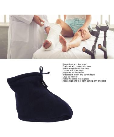 Comfortable Dark Blue Toe Protection Socks for Autumn - Breathable Thickened & Padded Foot Protection (L) - Buy Online on GoSupps.com