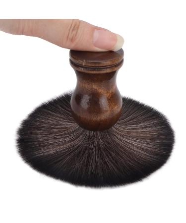 Hair Shaving Brush | Wooden Handle Soft Nylon Neck Dusting Brush for Men - Perfect for Shaving & Grooming - Buy Online on GoSupps.com
