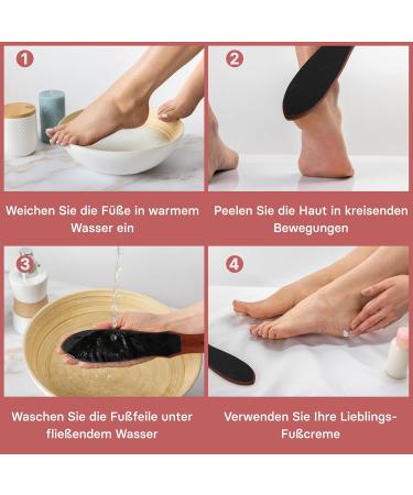 Valneo Footfish: Wooden Coarse & Fine Cornel Files for Dry Skin - Effective Hand & Foot Care Tool - Buy Online on GoSupps.com