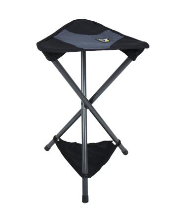 GCI Outdoor PackSeat Camping Stool Portable Folding Stool Midnight Quik-e-seat Portable