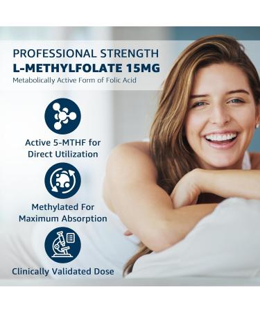 Nextdia Fiber L-MethylFolate 15mg & Methyl B12 Gummies - Buy Online on GoSupps.com