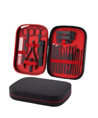 Manicure Set Tools Large Open Flat Mouth Anti-splash Nail Clippers Set of Nail Clippers Beveled Mouth Single Ladies Household Large Nail Clippers Nail Clippers(Black)