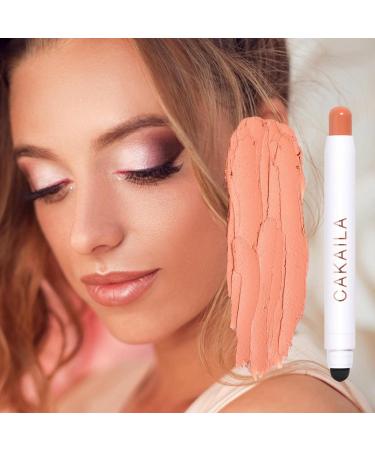 Eye Shadow Sticks | Double-end Matte Pearlescent Silkworm - Stick Highlighter Makeup Automatic Rotating for Women Girls - Buy Online on GoSupps.com