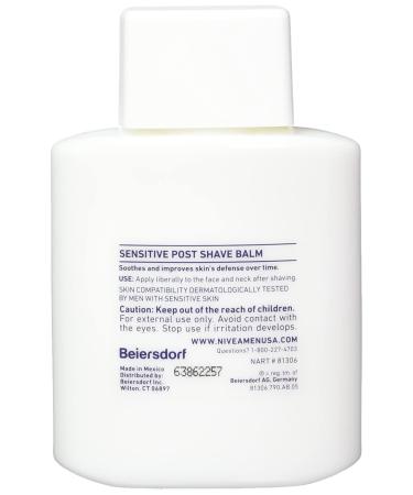 NIVEA FOR MEN Sensitive Post Shave Balm 3.3 oz - Soothes and Protects Skin - Buy Online on GoSupps.com