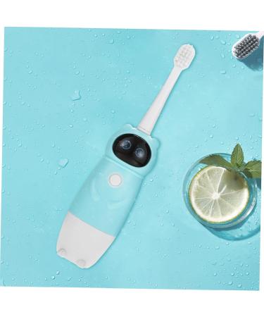 Magiclulu Children's Electric Toothbrush Set | Safe Oral Care Tool with Smooth Bristles | 1 Pack Blue - Ideal for Kids Tooth Cleaning - Buy Online on GoSupps.com