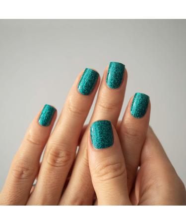 AVOA Beauty Nail Foil - Teal Me More | Long-Lasting Glitter Nail Wraps | Self-Adhesive 16 Pack - Buy Online on GoSupps.com