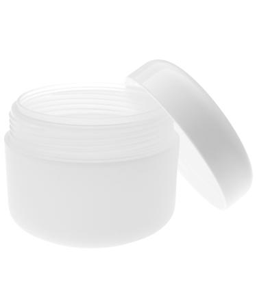 50 ml PP jar double-walled semi-transparent with white plastic lid 50 pieces