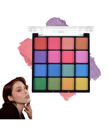16 Colors Eyeshadow Palette Matte Nude Eye Makeup Palette Ultra-Blendable Long Lasting High Pigmented Waterproof Nudes Neutral Smooth Eye Shadow Palette for Women Natural Charming Looking #04 16 Colors 4#