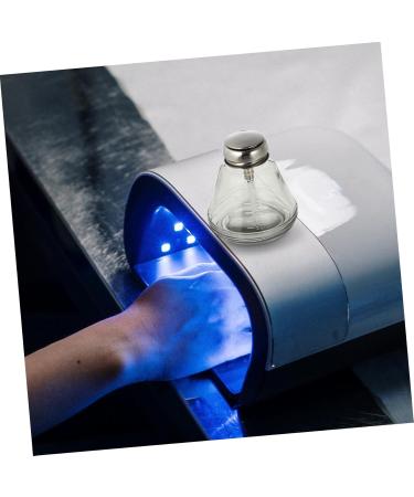 FRCOLOR Press Bottle Stainless Steel INOXLM Press Bottle alkbottle Nail Glass Manicure Bottle Press Dispenser Empty Bottle Storage Bottle Nail Detergent Stainless Steel - Buy Online on GoSupps.com