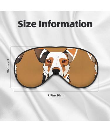Cute Animal Farm Dog Print Double-Sided Eye Mask Soft and Light Blocking for Enhancing Sleep Quality - Buy Online on GoSupps.com
