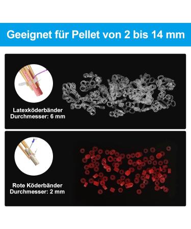 Realure Pellet Bait Bander - 2 Pieces + 150 Micro Bait Rings | Essential Carp & Fishing Accessories for Quick Bait Fixation - Buy Online on GoSupps.com
