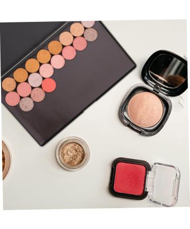  FRCOLOR FRCOLOR DIY Eyeshadow Palette Round Magnets Make Up Eyeshadow Palette Black Mini Magnets Travel Eyeshadow Spatula Abs - Buy Online on GoSupps.com