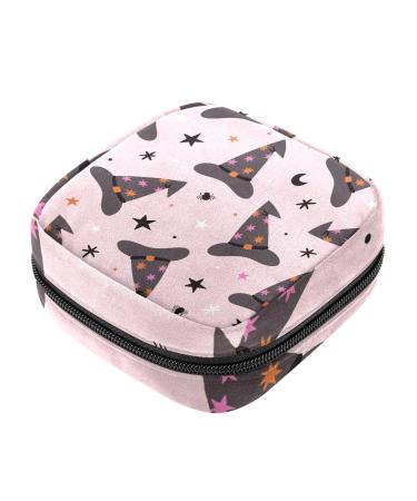 Halloween Pattern Menstrual Cup Pouch Menstrual Pad Bag Feminine Menstruation Bags Portable Sanitary Napkin Pads Storage Bags Color 7