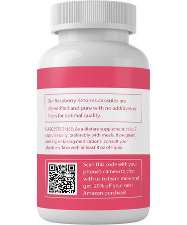 Pure Raspberry Ketones (100 Capsules) - Original Ingredients, Lab Verified, No Additives - Buy Online on GoSupps.com