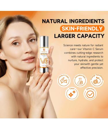 HANYWIL Vitamin C Serum for Mature Skin 20% Vitamin C Face Serum with Hyaluronic Acid Dark Spot Remover Hydrating Skincare for Wrinkle Reduction Lifting & Firming - 1.7 fl oz - Buy Online on GoSupps.com