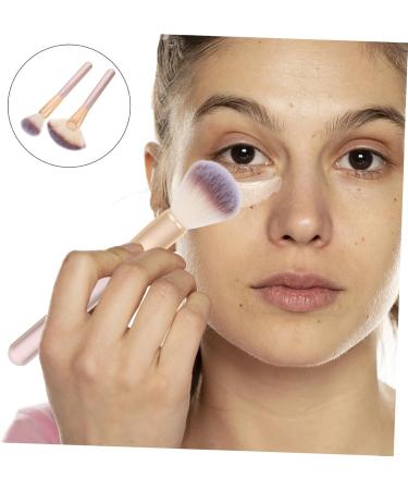 Beavorty 3 Sets Makeup Brush Face Makeup Brush Applicator Facial Facial Tools Fan Makeup Brush Cosmetic Brush Blush Corrugated Silk Nylon Wool Woman Sponge Highlight - Buy Online on GoSupps.com