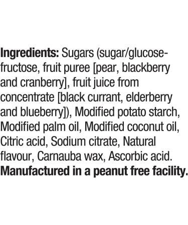 Realfruit Gummies Superfruits - Cranberry Black Currant Blueberry and Blackberry Flavoured Plant Based Gummies 18x55g Caddy Pack Superfruits 55g Single Serve (Pack of 18) - Buy Online on GoSupps.com