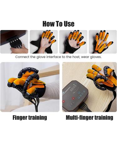 Robotic Gloves for Hemiplegia Rehabilitation Assisted Hand Function Rehabilitation Equipment Automatic/Finger/Mirror Mode Optional Promote Blood Circulation - Buy Online on GoSupps.com