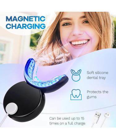 Professional Teeth Whitening Kit - LED Home Set for White Teeth | 3PC Tooth Bleach Gel & Stain Remover - Buy Online on GoSupps.com