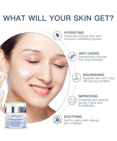 Instant Face Lift Cream with Retinol Collagen & Hyaluronic Acid Retinol Face Moisturizer for Wrinkles Neck & D collet Neck Firming Cream for Women & Men 1.7 Fl Oz 1.7 Fl Oz (Pack of 1) - Buy Online on GoSupps.com