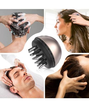 2-in-1 Head Massage Device & Hair Applicator Bottle | 30ml Scalp Massager for Hair Treatment & Essential Oils - Buy Online on GoSupps.com