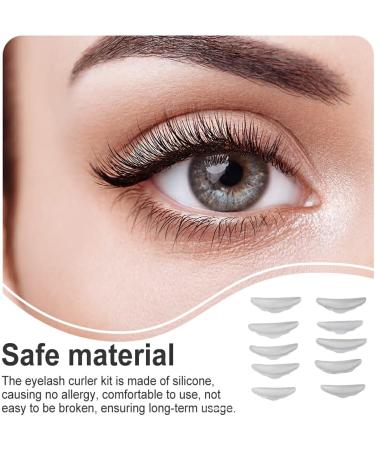 dijiusidy 5 Pairs Lash Curlers Lashes Lift Silicone Eyelash Tool Convenient Household Eyes Hair Brush Styling Cosmetic Tools Transparent - Buy Online on GoSupps.com