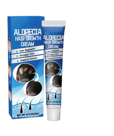 Cream for Alopecia Areata - Hair Regrowth Repair Cream with Sophora Flavescens | Scalp Treatment for Baldness and High Hairline | Natural Formula for Men