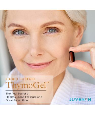 Juvenon Inc. ThymoGel - Black Seed Oil Blood Pressure Supplement (30 Softgels) - Natural Blood Pressure Support, Immune Boost, Memory & Focus, Joint Relief - Buy Online on GoSupps.com