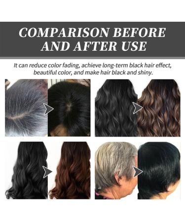 Temporary Brownish Black Hair Color Cr me Colorante 80ML DIY Brownish Black Hair Dye Cream Extrait de Plante avec Peigne Changer Facilement Les Couleurs Convient un usage quotidien - Buy Online on GoSupps.com