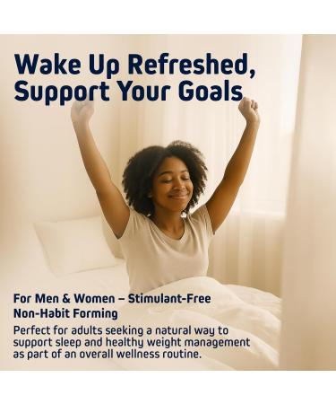 Herbtonics Night Time Burn & Sleep Complex Supports Overnight Metabolism Stress Relief & Deep Sleep. Includes Melatonin Valerian and Green Tea Vegan Bedtime Weight Management (60 Capsules) 1 - Buy Online on GoSupps.com