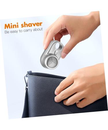 Portable Electric Shaver for Men - Mini Razor & Travel Shaver - Compact Silver Design - Buy Online on GoSupps.com