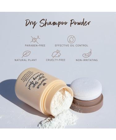 Dry Shampoo Powder for Women - Natural Non-Aerosol Travel Size for Dark Hair (12g) | Refresh Your Look - Buy Online on GoSupps.com