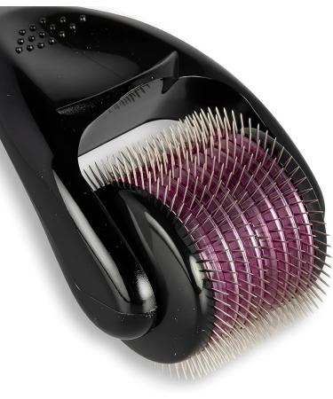 Derma roller hair growth men and women | 540 Titanium Needles microneedling hair and beard growth dermaroller | scalp roller for hair growth include Storage Case (Needle size 1.5mm) - Buy Online on GoSupps.com