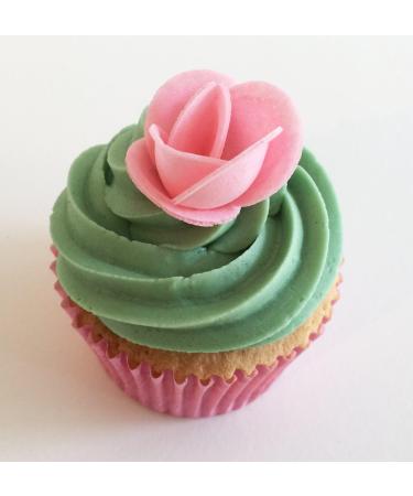 60 Gorgeous Edible 3D Wafer Roses: 12 Pink 12 Red 12 White 12 Yellow & 12 Blue - Buy Online on GoSupps.com