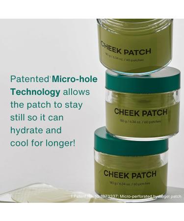 MANIA HOLIC Cheek Patch - Hydrogel Facial Toner Pads for Hydrating and Cooling Flushed Skin with Green Tea and CICA Moisturizing Korean Skincare 6.34 fl oz. (60 count) - Buy Online on GoSupps.com
